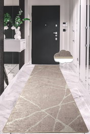 Conceptum Alfombra de Pasillo Ecru 100 x 300 cm